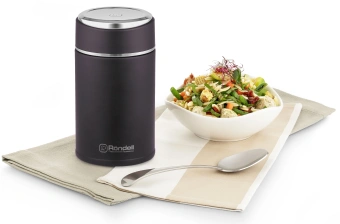 Термос для еды Rondell Tierno RDS-1661 0.7л. бордовый с чехлом картонная коробка - купить недорого с доставкой в интернет-магазине