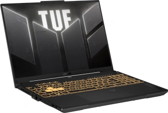 Ноутбук Asus TUF Gaming F16 FX607VJB-RL103 Core 5 210H 16Gb SSD512Gb NVIDIA GeForce RTX 3050 6Gb 16" IPS WUXGA (1920x1200) без ОС grey WiFi BT Cam (90NR0MZ6-M005K0) - купить недорого с доставкой в интернет-магазине