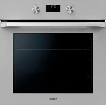 Духовой шкаф Электрический Haier HOQ-K5AAN3GG серый/серебристый - купить недорого с доставкой в интернет-магазине