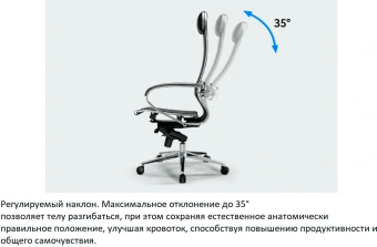 Кресло Метта Samurai S-1 черный сиденье черный сетка с подголов. крестов. металл хром - купить недорого с доставкой в интернет-магазине