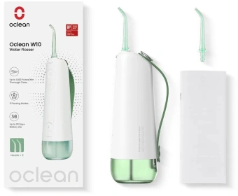 Ирригатор Oclean W10 импульсн. 2насад. зеленый - купить недорого с доставкой в интернет-магазине