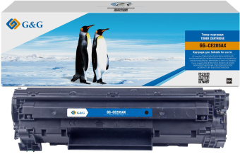 Картридж лазерный G&G GG-CE285AX черный (3000стр.) для HP LJ P1005/P1006/P1505/1505n/M1120;MFP/M1120n;MFP/M1522n - купить недорого с доставкой в интернет-магазине