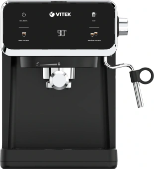 Кофеварка рожковая Vitek VT-1516 1000Вт черный - купить недорого с доставкой в интернет-магазине