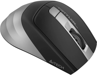 Мышь A4Tech Fstyler FG35S серый/черный оптическая 2000dpi silent беспров. USB 5but (FG35S USB GREY) - купить недорого с доставкой в интернет-магазине