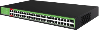 Коммутатор Digma DSP248G-2S-R800 DSP248G-2S-R800 V1 (L2) 48x1Гбит/с 2SFP 48PoE 48PoE+ 4PoE++ 800W неуправляемый - купить недорого с доставкой в интернет-магазине