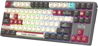 Клавиатура A4Tech Bloody WS87 механическая серый/красный USB for gamer LED (WS87) - цена, купить или заказать с доставкой в интернет-магазине Клавиатура A4Tech Bloody WS87 механическая серый/красный USB for gamer LED (WS87) - купить недорого с доставкой в интернет-магазине