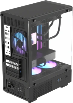 Корпус Formula Crystal Z1CM Plus AR v2 черный без БП mATX 5x120mm 1xUSB3.0 audio bott PSU - купить недорого с доставкой в интернет-магазине