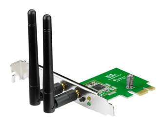 Сетевой адаптер WiFi Asus PCE-N15 N300 PCI Express (ант.внеш.съем) 2ант. - купить недорого с доставкой в интернет-магазине
