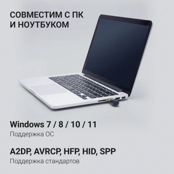 Адаптер USB Digma D-BT502 BT5.0+EDR class 1.5 20м черный - купить недорого с доставкой в интернет-магазине