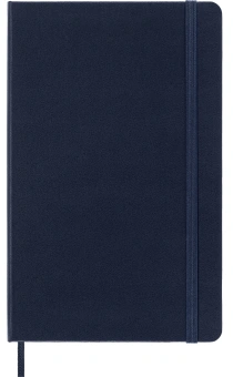 Блокнот Moleskine CLASSIC QP060B20 Large 130х210мм 240стр. линейка твердая обложка синий сапфир - купить недорого с доставкой в интернет-магазине