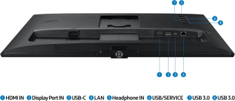 Монитор Samsung 27" ViewFinity S27B800PXIXCI черный IPS LED 16:9 HDMI полуматовая HAS Piv 350cd 178гр/178гр 3840x2160 60Hz DP 4K USB 6.7кг - купить недорого с доставкой в интернет-магазине