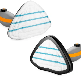 Швабра паровая Kitfort КТ-1047 1500Вт серый/оранжевый - купить недорого с доставкой в интернет-магазине