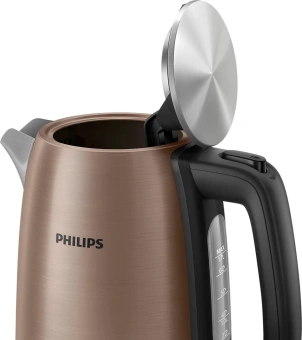 Чайник электрический Philips HD9355/92 1.7л. 1740Вт медный корпус: нерж.сталь/пластик - купить недорого с доставкой в интернет-магазине