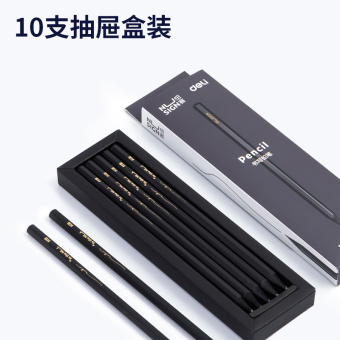 Карандаш ч/г Deli NS722-HB Nusign HB шестигран. (10шт) - купить недорого с доставкой в интернет-магазине