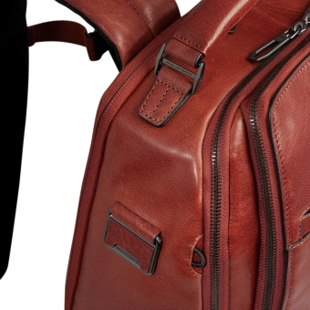 Рюкзак мужской Piquadro Solm CA7023S141BM/CU табачный натур.кожа - купить недорого с доставкой в интернет-магазине