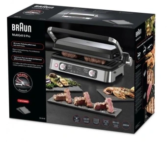 Электрогриль Braun MultiGrill 9 Pro CG9140 2200Вт черный - купить недорого с доставкой в интернет-магазине