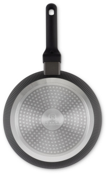Сковорода Rondell Shell RDA-1926 круглая 26см покрытие: Xylan Plus ручка несъемная (без крышки) темно-серый - купить недорого с доставкой в интернет-магазине