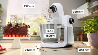 Кухонная машина Bosch MUMS6EW00 планетар.вращ. 1600Вт белый - купить недорого с доставкой в интернет-магазине