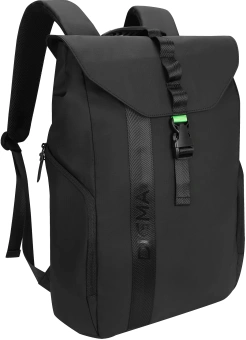 Рюкзак для ноутбука 15.6" Digma Lifestyle L1 черный полиэстер (DGBP15L1BK) - купить недорого с доставкой в интернет-магазине