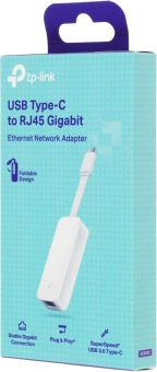 Сетевой адаптер Gigabit Ethernet TP-Link UE300C USB Type-C - купить недорого с доставкой в интернет-магазине