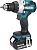 Дрель-шуруповерт Makita DDF489Z аккум. патрон:быстрозажимной