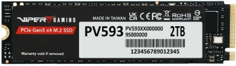 Накопитель SSD Patriot PCIe 5.0 x4 2TB PV593P2TBM28H Viper VP593 M.2 2280 - купить недорого с доставкой в интернет-магазине