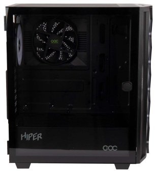 Корпус Hiper DCB черный без БП ATX 5x120mm 5x140mm 1xUSB2.0 1xUSB3.0 audio bott PSU - купить недорого с доставкой в интернет-магазине