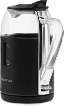 Чайник электрический Polaris PWK 1563CGL 1.5л. 2200Вт черный/прозрачный корпус: стекло/пластик - цена, купить или заказать с доставкой в интернет-магазине Чайник электрический Polaris PWK 1563CGL 1.5л. 2200Вт черный/прозрачный корпус: стекло/пластик - купить недорого с доставкой в интернет-магазине