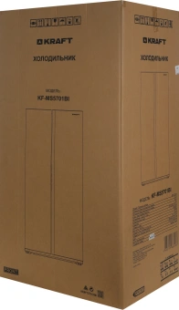 Холодильник Kraft KF-MS5701BI 2-хкамерн. черный инвертер - купить недорого с доставкой в интернет-магазине