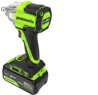 Гайковерт Greenworks IW5500 аккум. патрон:квад.1/2" (3805007CUG) - купить недорого с доставкой в интернет-магазине