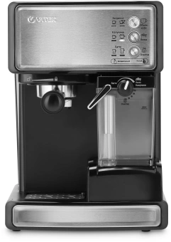 Кофеварка рожковая Vitek VT-1514 1238Вт черный - купить недорого с доставкой в интернет-магазине