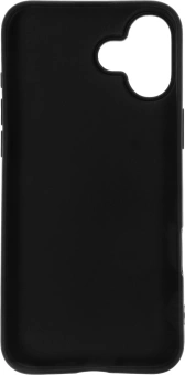 Чехол (клип-кейс) BoraSCO для Apple iPhone 16 Plus Silicone Case черный (73521) - купить недорого с доставкой в интернет-магазине