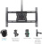 Кронштейн для телевизора Kromax COBRA-4 черный 15"-75" макс.65кг потолочный поворот и наклон - купить недорого с доставкой в интернет-магазине