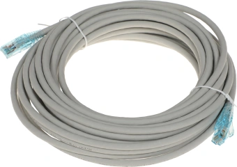 Патч-корд Hyperline PC-LPM-UTP-RJ45-RJ45-C6-10M-LSZH-GY UTP RJ-45 вил.-вилка RJ-45 кат.6 10м серый LSZH - купить недорого с доставкой в интернет-магазине
