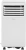 Кондиционер мобильный Midea MPPHA-09CRN7-Q белый площ.25м2 - купить недорого с доставкой в интернет-магазине