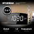 Радиобудильник Hyundai H-RCL238 черный LCD подсв:белая часы:цифровые FM