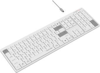 Клавиатура A4Tech Fstyler FBX55C белый USB беспроводная BT/Radio slim Multimedia (FBX55C) - цена, купить или заказать с доставкой в интернет-магазине Клавиатура A4Tech Fstyler FBX55C белый USB беспроводная BT/Radio slim Multimedia (FBX55C) - купить недорого с доставкой в интернет-магазине