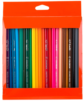 Карандаши цв. Deli EC00320 ColoRun трехгран. тополь 24цв. коробка/европод. (24шт) - купить недорого с доставкой в интернет-магазине