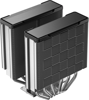 Устройство охлаждения(кулер) Deepcool AG620 G2 Soc-AM5/AM4/1200/1700/1851 серебристый/черный 4-pin 23.08-29.22dB Al+Cu 260W 1036gr Ret (R-AG620-BKNPMG2-G) - купить недорого с доставкой в интернет-магазине