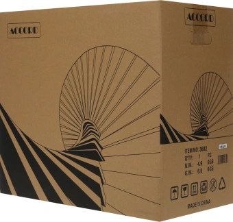 Корпус Accord 3602 черный без БП ATX 4x120mm 6x140mm 3x200mm 2xUSB3.0 audio bott PSU - купить недорого с доставкой в интернет-магазине