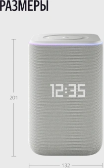 Умная колонка Yandex Станция 3 Алиса серый 50W 2.1 BT/Wi-Fi (YNDX-00060GRY) - купить недорого с доставкой в интернет-магазине