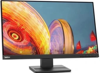Монитор Lenovo 23.8" ThinkVision E24q-20 черный IPS 4ms 16:9 HDMI M/M матовая HAS Piv 1000:1 300cd 178гр/178гр 2560x1440 75Hz DP 2K 5.05кг - купить недорого с доставкой в интернет-магазине
