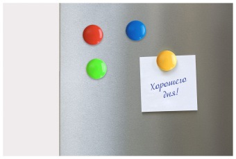 Магнит Silwerhof Classic для досок пластик ассорти d40мм круглый (упак.:4шт) - купить недорого с доставкой в интернет-магазине