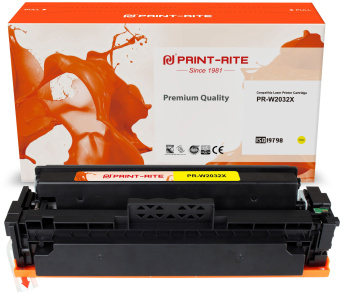 Картридж лазерный Print-Rite TFHBKUYPU1J PR-W2032X W2032X желтый (6000стр.) для HP Color LaserJet M454nw/dn/dw/, MFP M479dw/fdn/fdw - купить недорого с доставкой в интернет-магазине