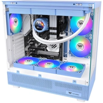 Вентилятор Thermaltake CT120 Sync Hydrangea ARGB голубой 4-pin 25.8dB Ret (CL-F202-PL12BU-A) - купить недорого с доставкой в интернет-магазине