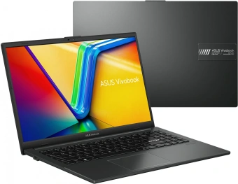 Ноутбук Asus Vivobook Go 15 E1504FA-BQ719 Ryzen 5 7520U 8Gb SSD512Gb AMD Radeon 610M 15.6" IPS FHD (1920x1080) noOS black WiFi BT Cam (90NB0ZR2-M01640) - купить недорого с доставкой в интернет-магазине