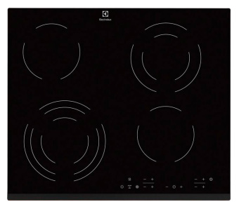 Варочная поверхность Electrolux EHF6343FOK черный - купить недорого с доставкой в интернет-магазине