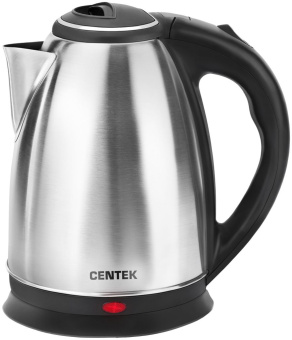 Чайник электрический Centek CT-0035 1.5л. 2000Вт серебристый корпус: металл - купить недорого с доставкой в интернет-магазине