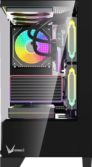 Корпус Formula Crystal Z1M Plus FR черный без БП mATX 5x120mm 2xUSB3.0 1xUSB3.1 audio bott PSU - купить недорого с доставкой в интернет-магазине