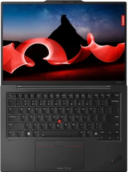 Ноутбук Lenovo ThinkPad X1 Carbon G12 Core Ultra 7 155U 16Gb SSD1Tb Intel Graphics 14" IPS WUXGA (1920x1200) Windows 11 Professional 64 black WiFi BT Cam (21KDS07D00) - купить недорого с доставкой в интернет-магазине